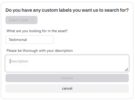 Custom Labels